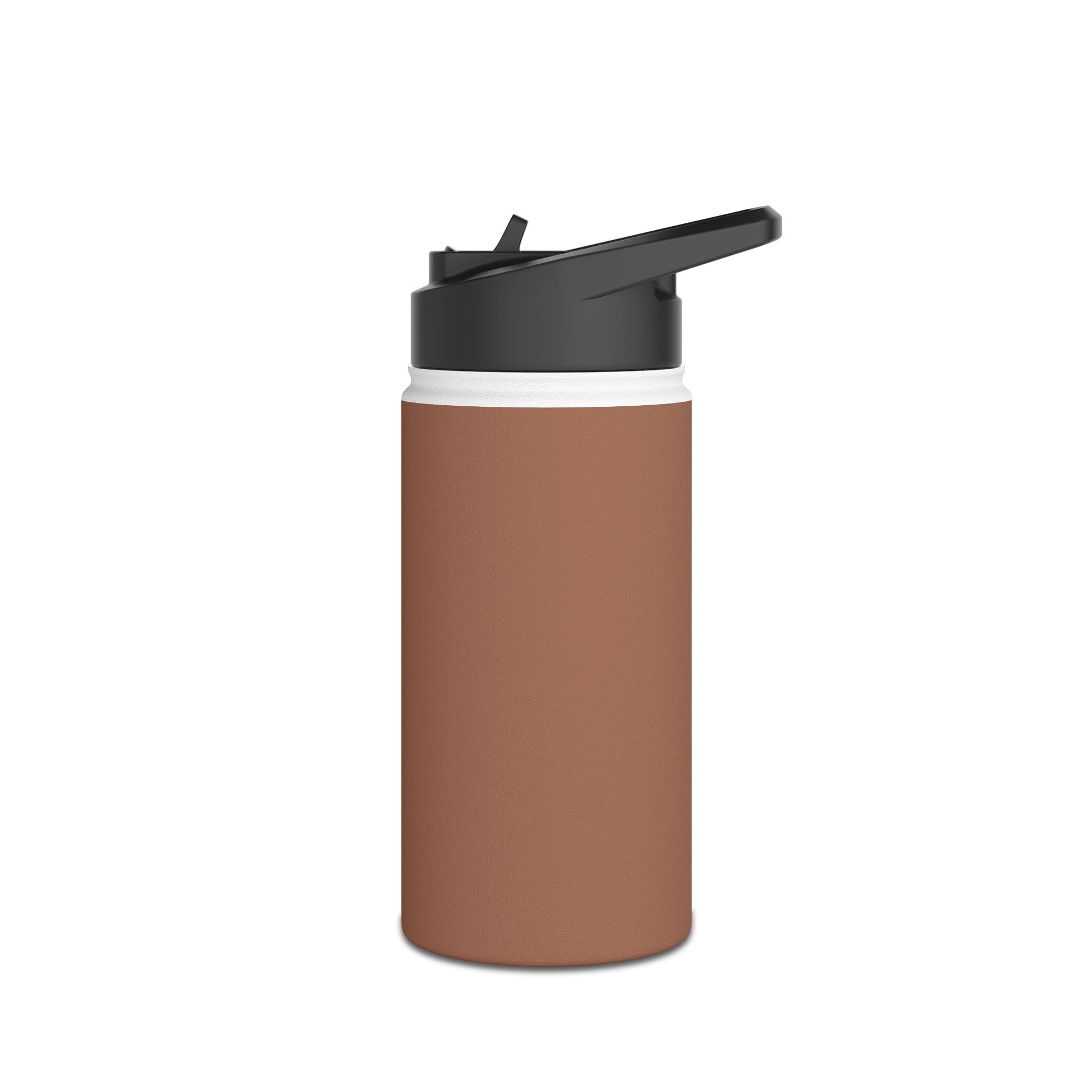 12oz Stainless Steel Water Bottle With Straw - Mocha Mouse