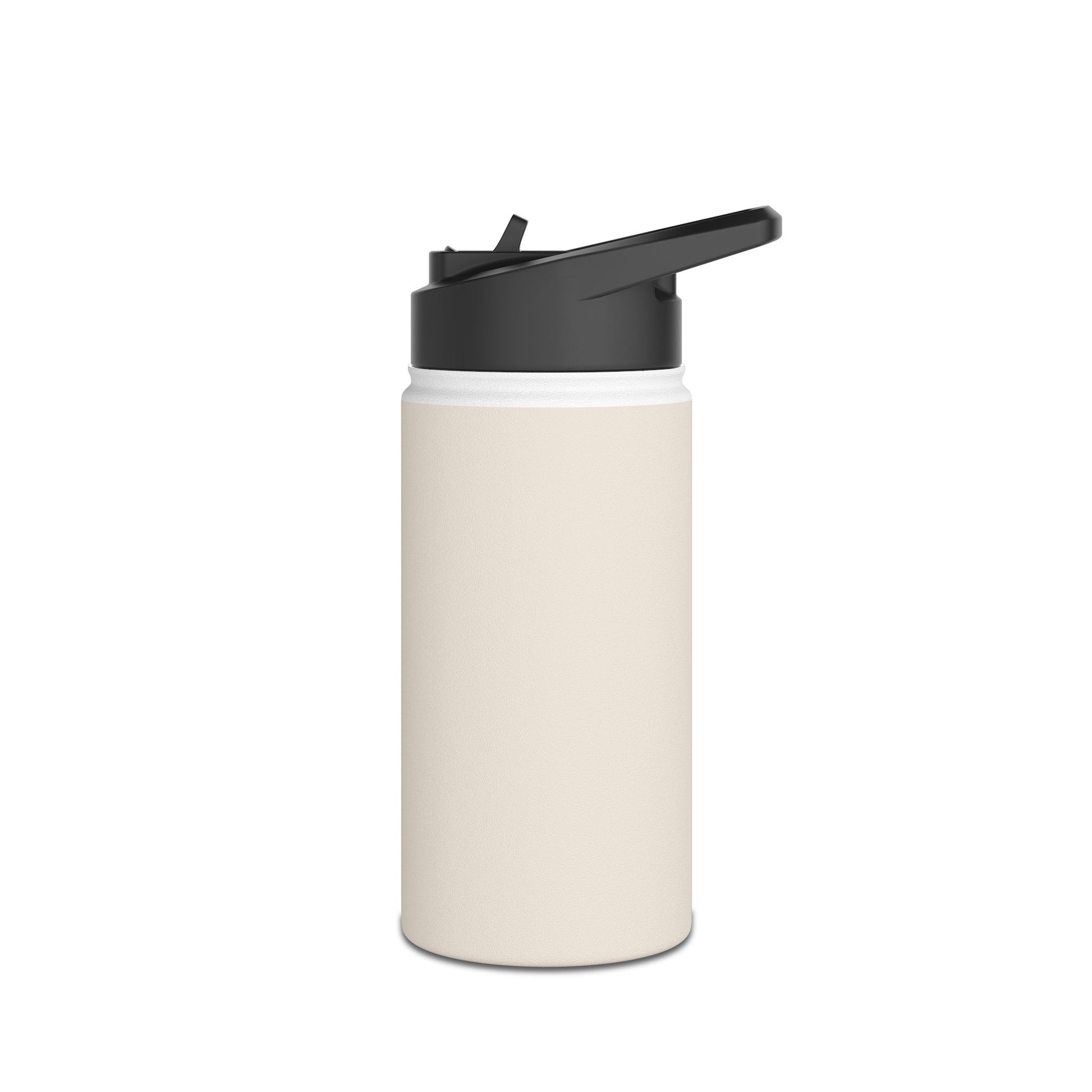 12oz Stainless Steel Water Bottle With Straw - Gardenia