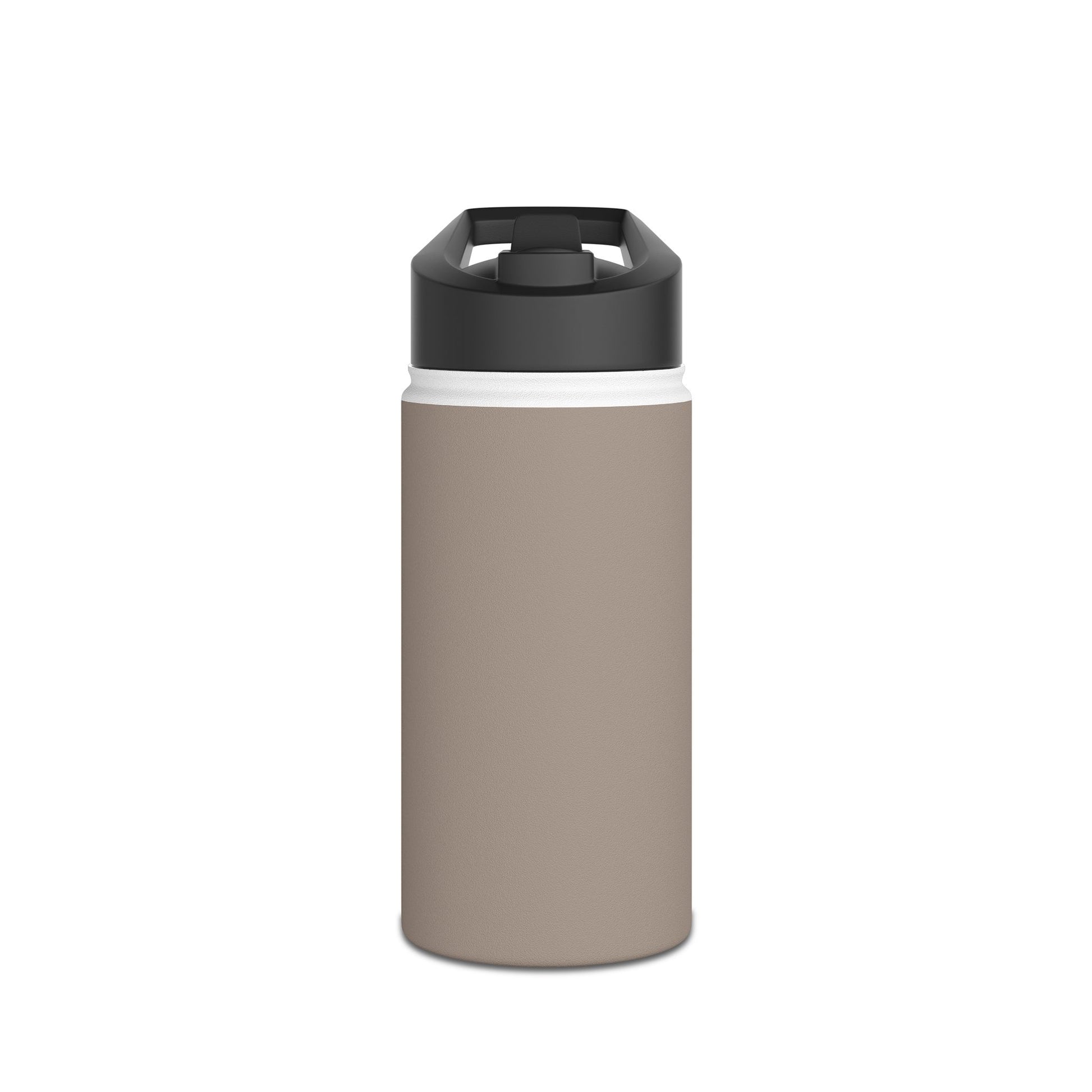 12oz Stainless Steel Water Bottle With Straw - Cobblestone