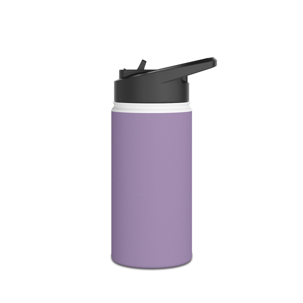 12oz Stainless Steel Water Bottle With Straw - Viola