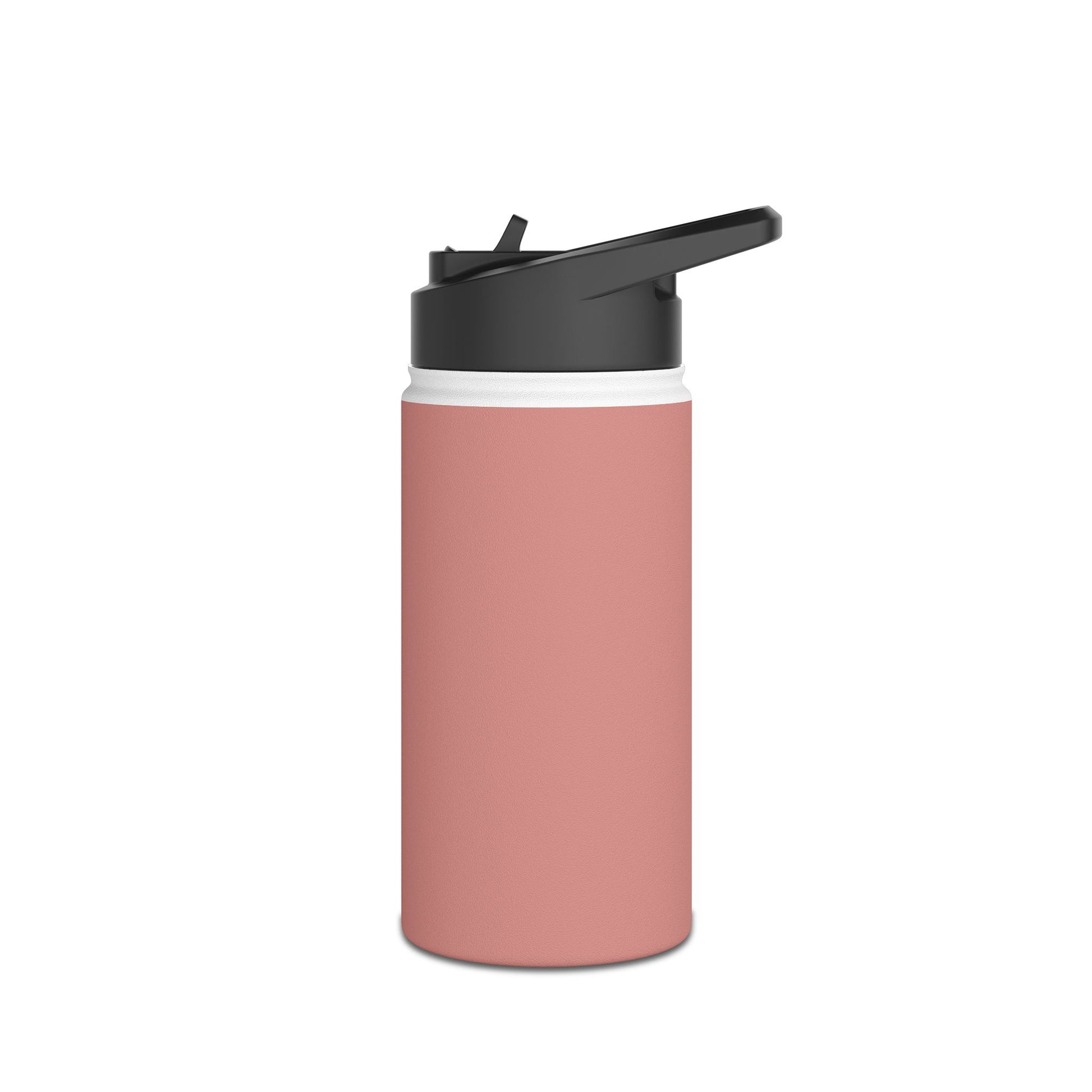 12oz Stainless Steel Water Bottle With Straw - Rose Tan