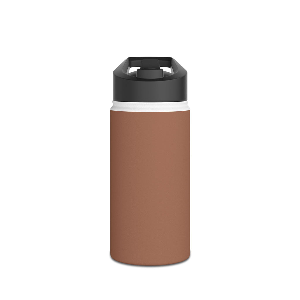 12oz Stainless Steel Water Bottle With Straw - Mocha Mouse